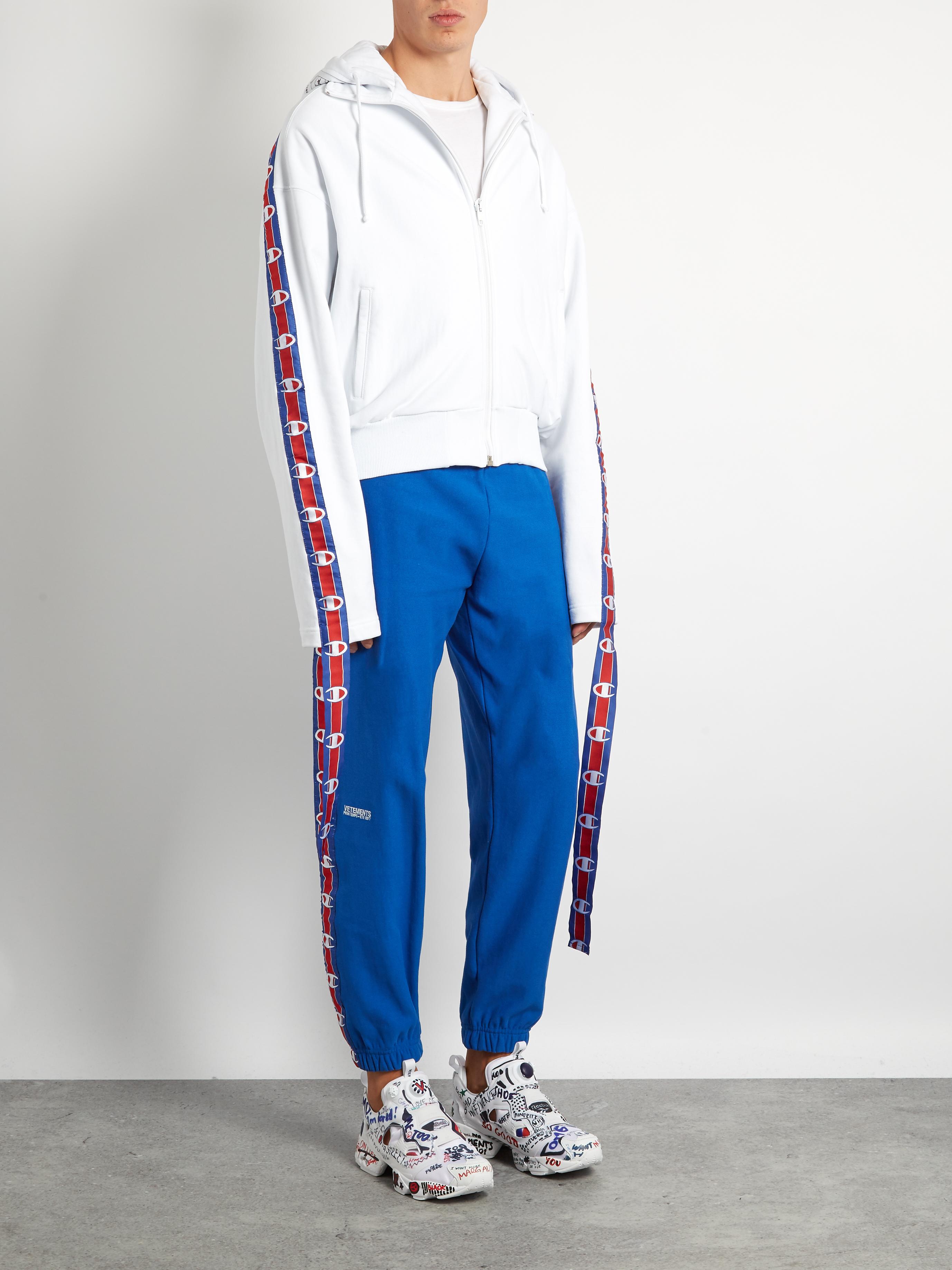 reebok instapump fury vetements doodle